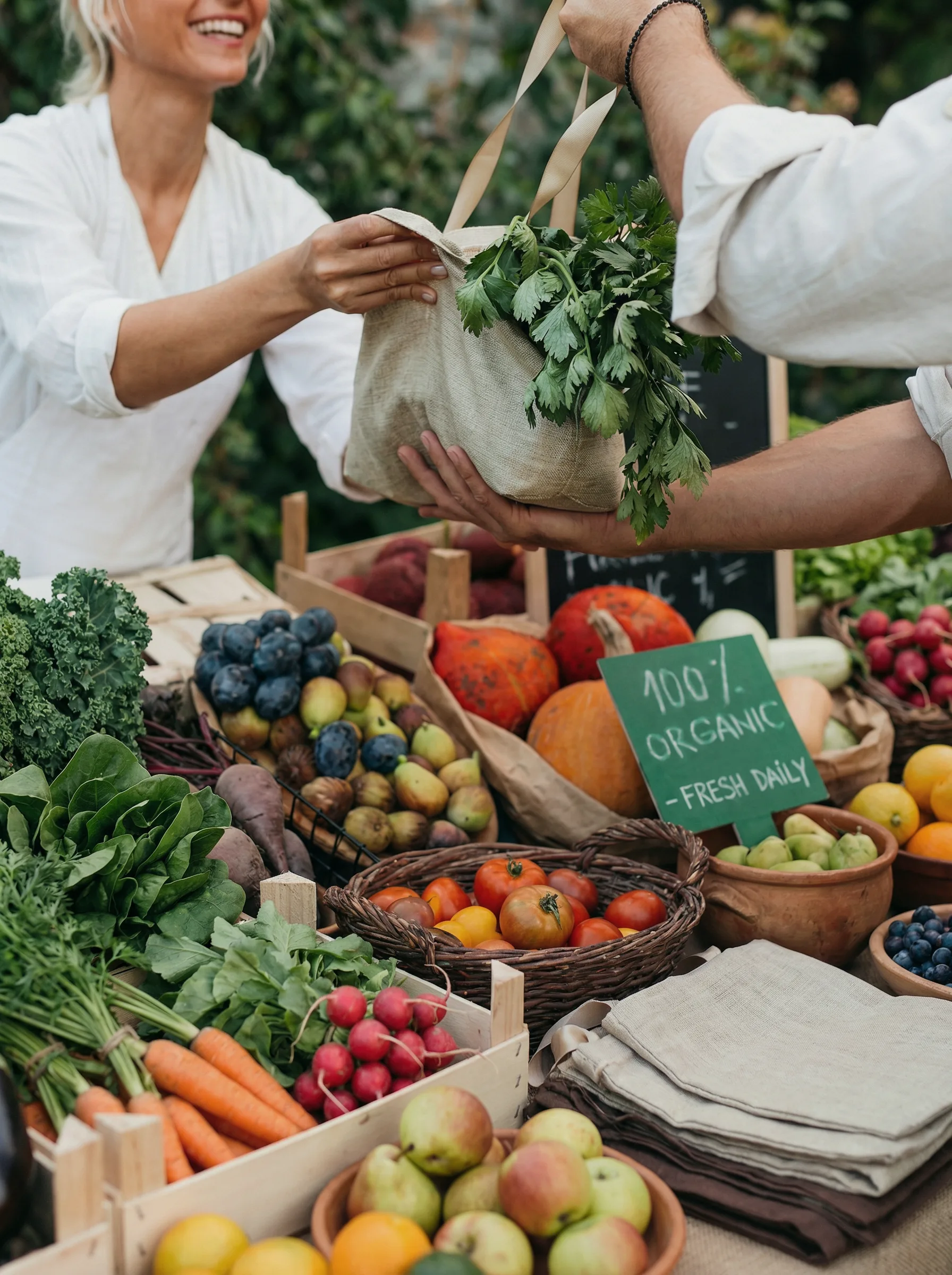 Organic food shops